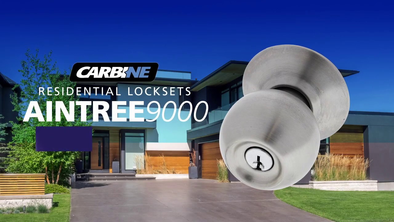 Carbine Aintree SC9000 Series stainless steel knobset